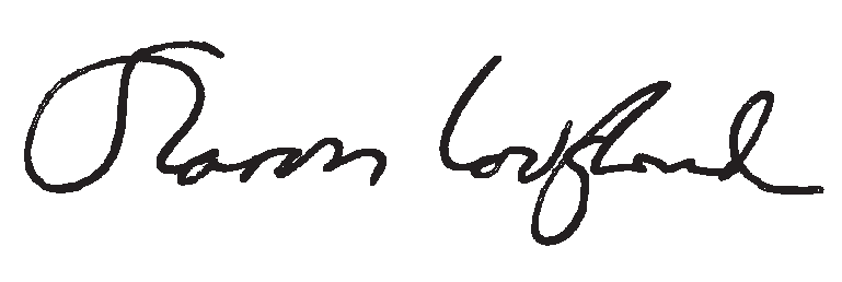 Sharon Lougheed signature